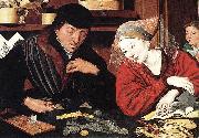 Marinus van Reymerswaele The Banker and His Wife Sweden oil painting artist
